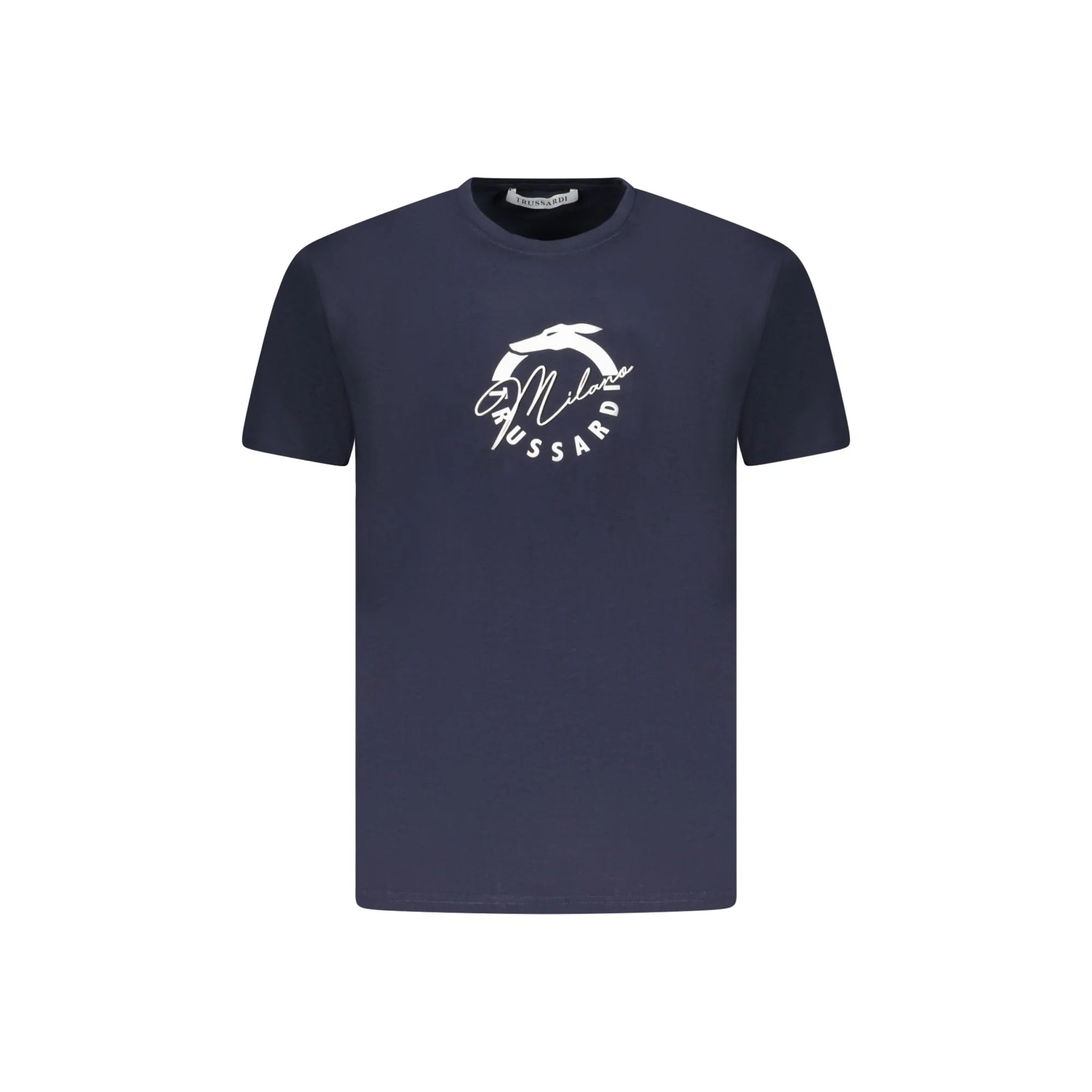 Trussardi T-Shirt Maniche Corte Uomo Blu Stampa Logo - foto prodotto